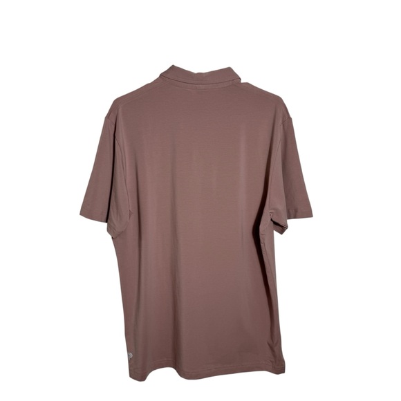 Public Rec Go-To-Polo Shirt Pink Performance Polo Men’s LG Stretch Office Casual - Picture 8 of 9